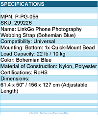 PGYTECH P-PG-056 LinkGo Phone Photography Strap Webbing-Bohemian Retail