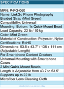PGYTECH P-PG-060 LinkGo Phone Photography Strap Braided-Mint Green Retail