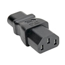 Eaton P003-000 Power Cord Adapter, C8 to C13 - 10A, 125V, Black