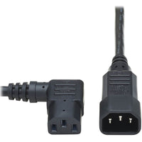 Eaton P004-002-13RA Power Extension Cord, Right-Angle C13 to C14 PDU Style - 10A