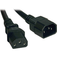 Eaton P004-003 PDU Power Cord C13 to C14 10A 250V 18 AWG 3 ft. (0.91 m) Black