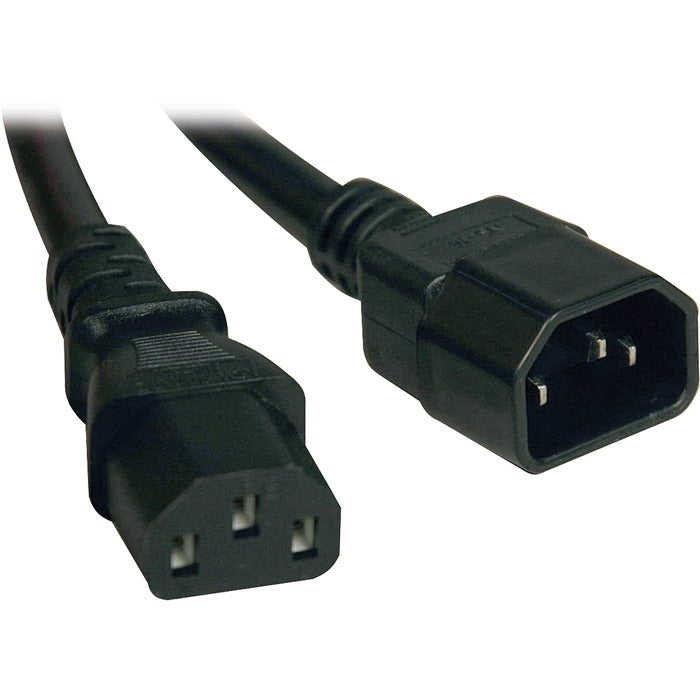 Eaton P004-003 PDU Power Cord C13 to C14 10A 250V 18 AWG 3 ft. (0.91 m) Black