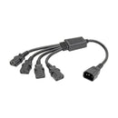 Eaton P004-18N-4XC13 Power Cord Splitter, C14 to (4) C13 PDU Style, 10A, 250V