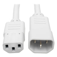 Eaton P005-003-AWH Heavy-Duty PDU Power Cord, C13 to C14 15A, 250V, 14 AWG, 3 ft