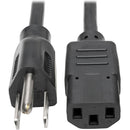 Eaton P006-004 Desktop Computer AC Power Cable NEMA 5-15P to C13