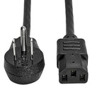 Eaton P007-006-15D Computer Power Cord, Right-Angle NEMA 5-15P to C13