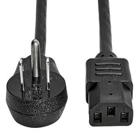 Eaton P007-006-15D Computer Power Cord, Right-Angle NEMA 5-15P to C13