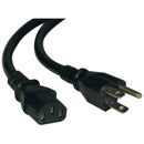 Eaton P007-006 Computer Power Cord NEMA 5-15P to C13 - Heavy-Duty, 15A, 125V, 6'