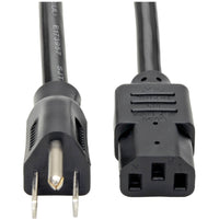 Eaton P007-010 Computer Power Cord NEMA 5-15P to C13 Heavy-Duty 15A 125V - 10 ft