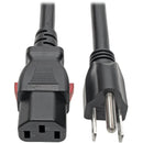 Eaton P007-L02 Computer Power Cord NEMA 5-15P to Locking C13 - Heavy-Duty 15A