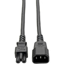 Eaton P014-006 Laptop Power Adapter Cord C14 to C5 Adapter - 7A 250V 18 AWG 6 ft