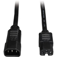 Eaton P018-003 Power Cord C14 to C15 - Heavy-Duty, 15A, 250V, 14 AWG, 3 ft.