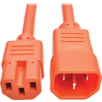Eaton P018-006-AOR Power Cord C14 to C15 - Heavy-Duty 15A 250V 14 AWG 6 ft.