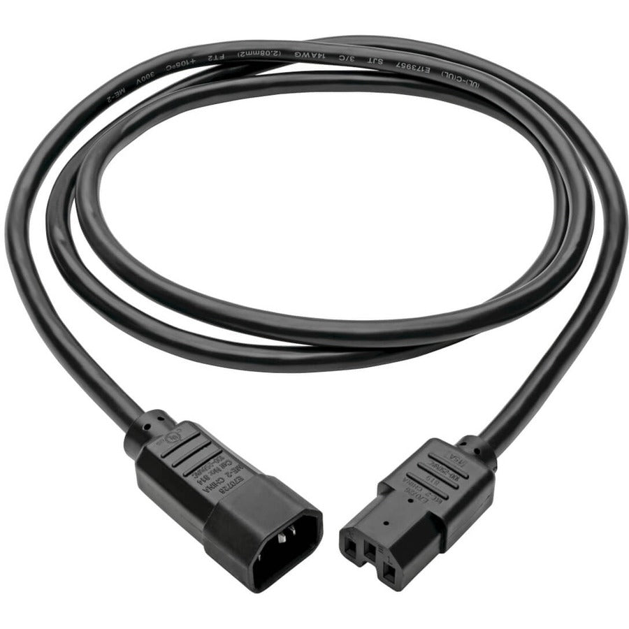 Eaton Tripp Lite Series P018-010 Power Cord C14 to C15 - Heavy-Duty, 15A, 250V