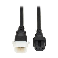Eaton P018-E06 14AWG PDU Power Cord, C15 to C14 P-Lock, 15A, 250V, 6', Black