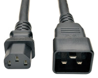 Eaton P032-003 3ft C20 to C13 Power Cord for Computer Heavy-Duty, 15A, 100-250V