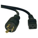 Eaton P040-014 Power Cord, C19 to NEMA L6-20 Heavy-Duty, 20A, 250V, 12 AWG 14 ft