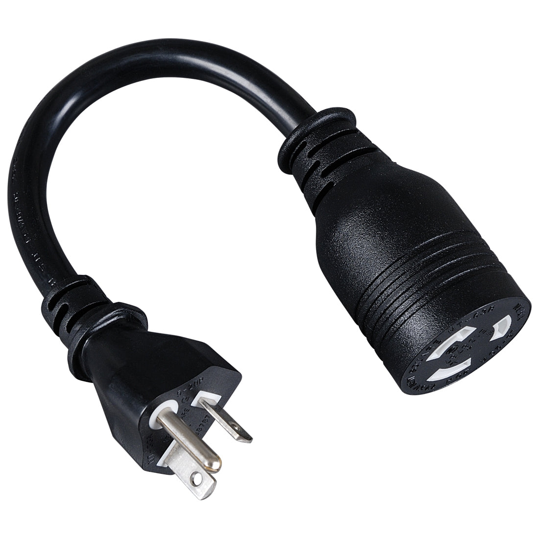 Eaton P044-06I Power Cord Adapter, NEMA L5-20R to NEMA 5-20P - Heavy-Duty, 20A