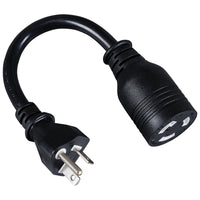 Eaton P044-06I Power Cord Adapter, NEMA L5-20R to NEMA 5-20P - Heavy-Duty, 20A
