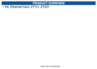 Zebra P1123335-035 Kit, Ethernet Card, ZT111, ZT231