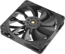 PcCooler P120 PRO B - Case fan - 120 mm - Fluid dynamic bearing - 12 V - Black