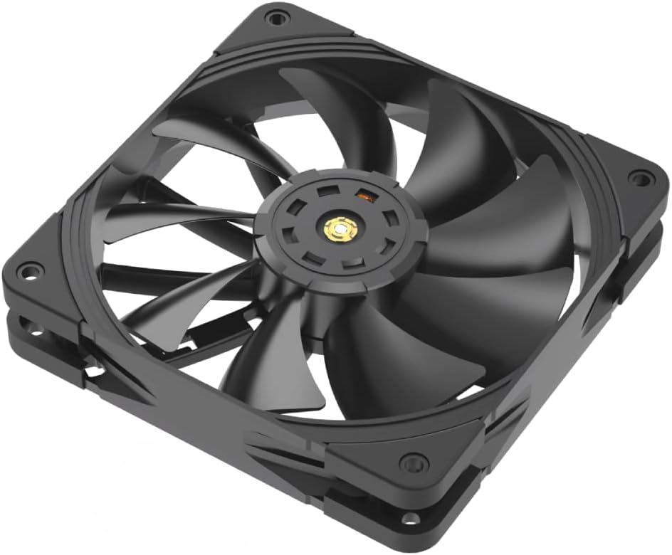 PcCooler P120 PRO B - Case fan - 120 mm - Fluid dynamic bearing - 12 V - Black