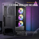 Antec P20C ARGB Performance Series - Mid-tower gaming case - extended ATX