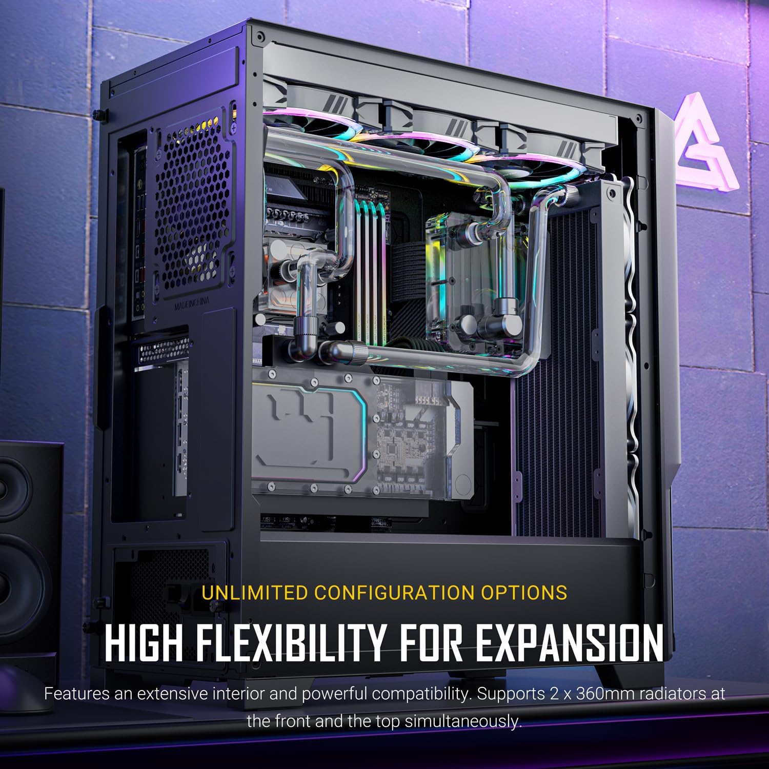 Antec P20C ARGB Performance Series - Mid-tower gaming case - extended ATX