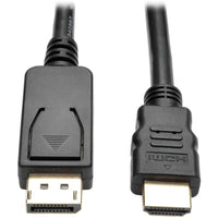 Eaton P582-006-V2 DisplayPort 1.2 to HDMI Adapter Cable (DP with Latches to HDMI