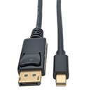 Eaton P583-003-BK Mini DisplayPort to DisplayPort Adapter Cable with Latching