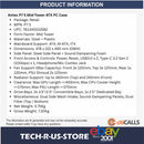 ANTEC P7 S Mid-Tower ATX Desktop PC Case USB-C Sound Dampening 4x PWM Fans Black