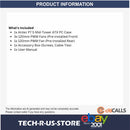 ANTEC P7 S Mid-Tower ATX Desktop PC Case USB-C Sound Dampening 4x PWM Fans Black