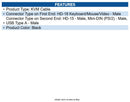 Eaton P778-006 USB/PS2 Combo Cable for NetDirector KVM Switches B020-U08/U16