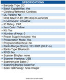 Datalogic PBT9600-ARRBK10US PowerScan PBT9600 Barcode Scanner KIt Wireless
