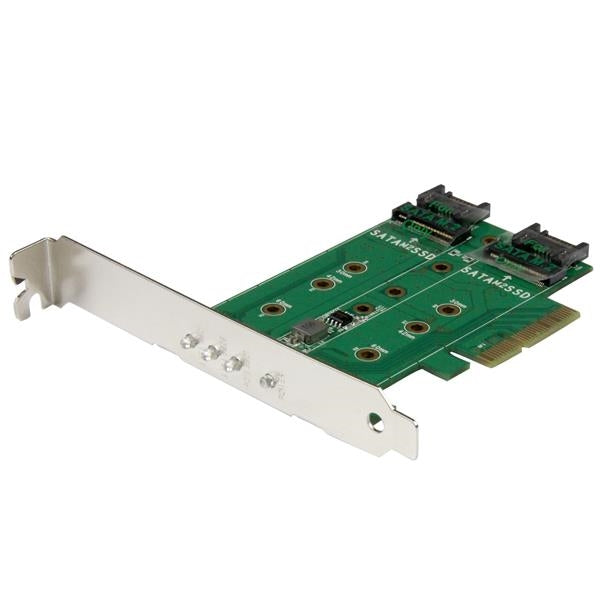 Startech PEXM2SAT32N1 3PT M.2 SSD (NGFF) Adapter Card 2xSATA PCIE3.0