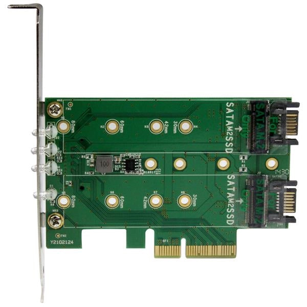 Startech PEXM2SAT32N1 3PT M.2 SSD (NGFF) Adapter Card 2xSATA PCIE3.0