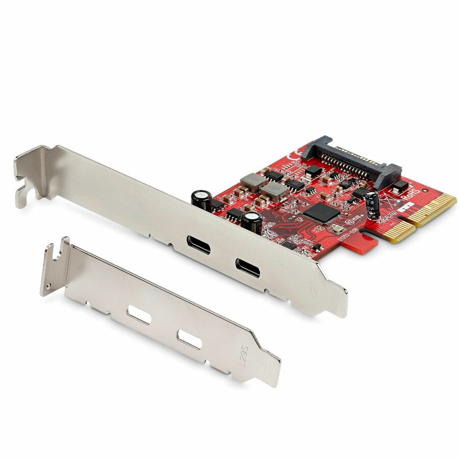 StarTech PEXUSB312C3 2-Port USB 3.2 Gen 2 PCIe Card, USB-C 10Gbps