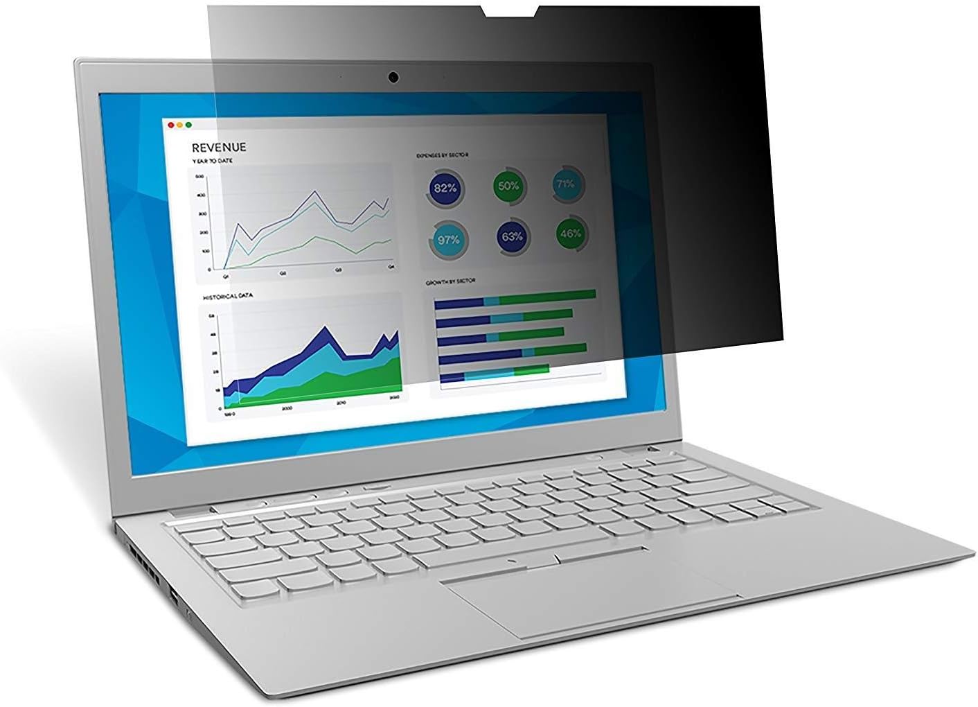 3M PF156W9B Privacy Filter for 15.6in Laptop, 16:9 - Matte. Black