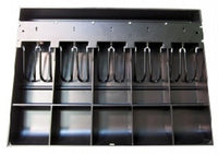 APG Cash Drawer PK-15TA-03-CS6 Tills, with Coin Roll Storage, Pack of 6
