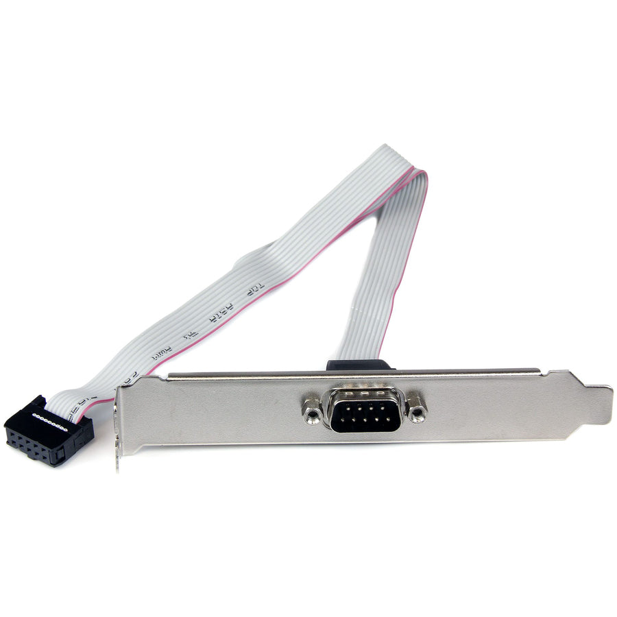 StarTech PLATE9M16 16inch 9 Serial to 10Pin Motherboard Header Slot Plate Retail