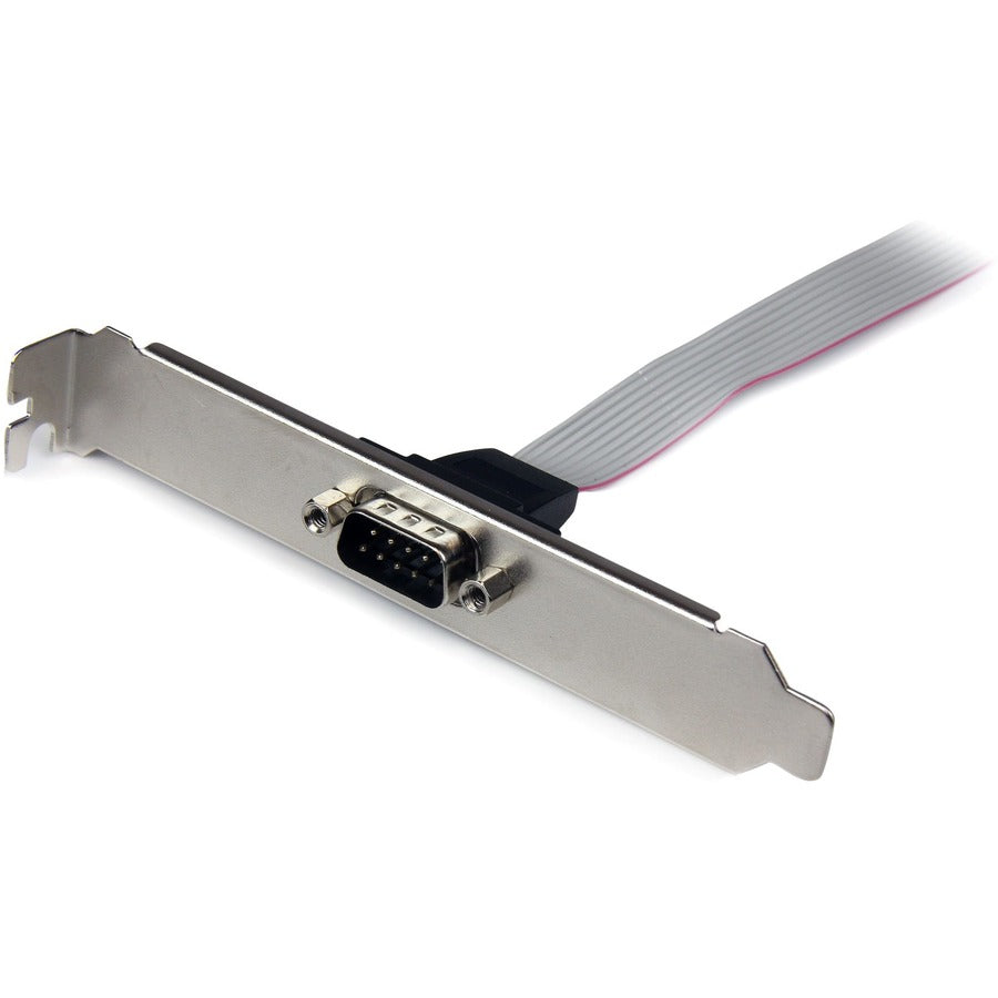 StarTech PLATE9M16 16inch 9 Serial to 10Pin Motherboard Header Slot Plate Retail