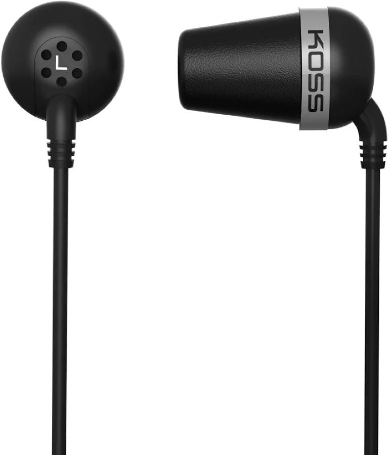 Koss Plug BInaural Earphone - Wired Connectivity - Stereo - Earbud