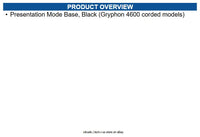 Datalogic PM-BASE-GD46-BK Presentation Mode Base, Black
