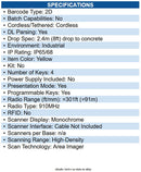 Datalogic PM9600-DHP910RB PowerScan PM9600 Barcode Scanner Wireless Connectivity
