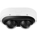 Hanwha PNM-C7083RVD x 2MP AI IR Outdoor Vandal Dome IP Camera, 2-Channels