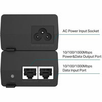 TP-Link Omada POE160S PoE+ Injector - 120 V AC, 230 V AC Input - 30 W