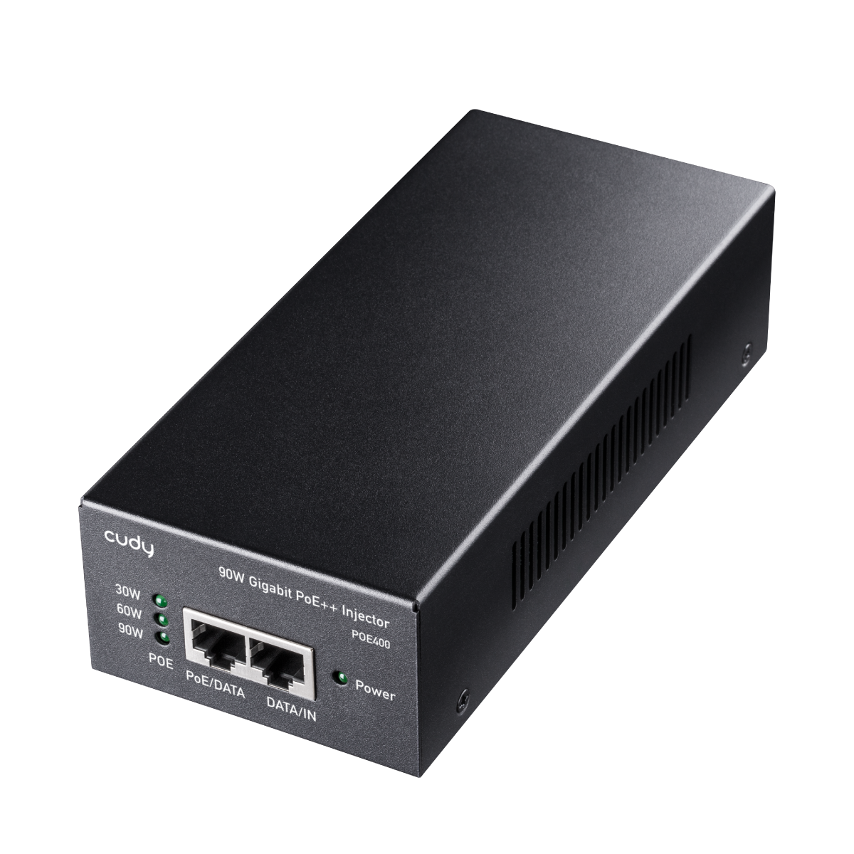 Cudy POE400 90W Gigabit PoE++ PoE+ PoE Injector Retail - Plug & Play - Black
