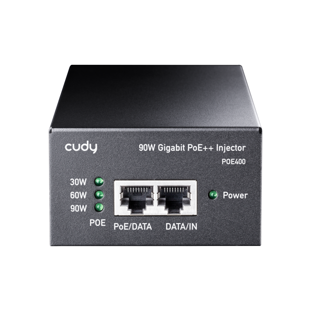 Cudy POE400 90W Gigabit PoE++ PoE+ PoE Injector Retail - Plug & Play - Black