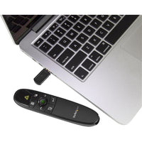 StarTech PRESREMOTEG Wireless Presentation Remote with Green Laser Pointer