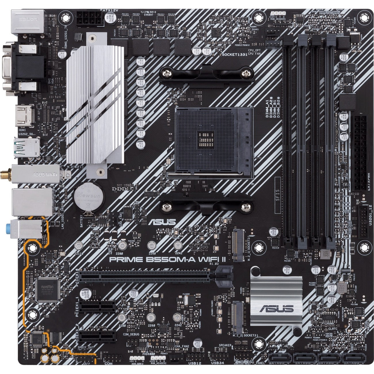 ASUS Prime B550M-A WIFI II Desktop Motherboard - AMD B550 Chipset - Socket AM4